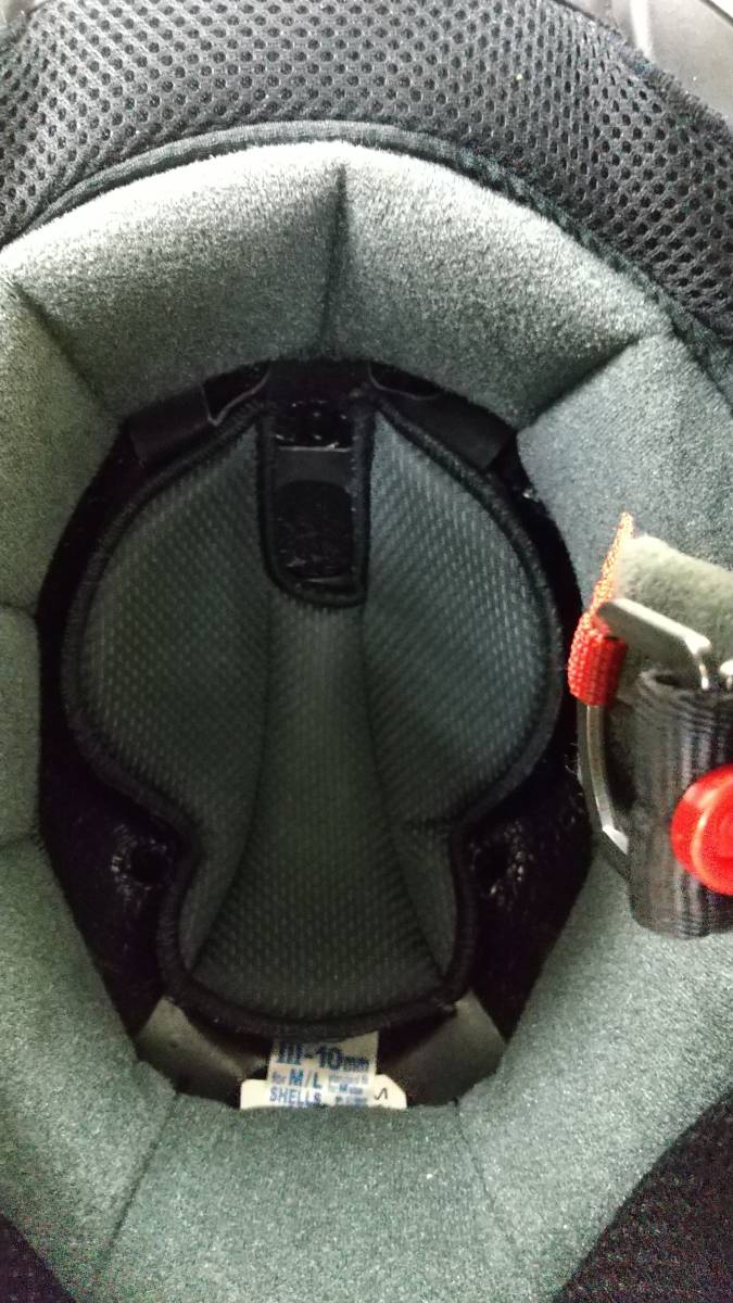 ★美品　Arai　アライ　ヘルメット　QUANTUM-J AEGERTER　Mサイズ（57-58cm）　フルフェイス　オンロード_9