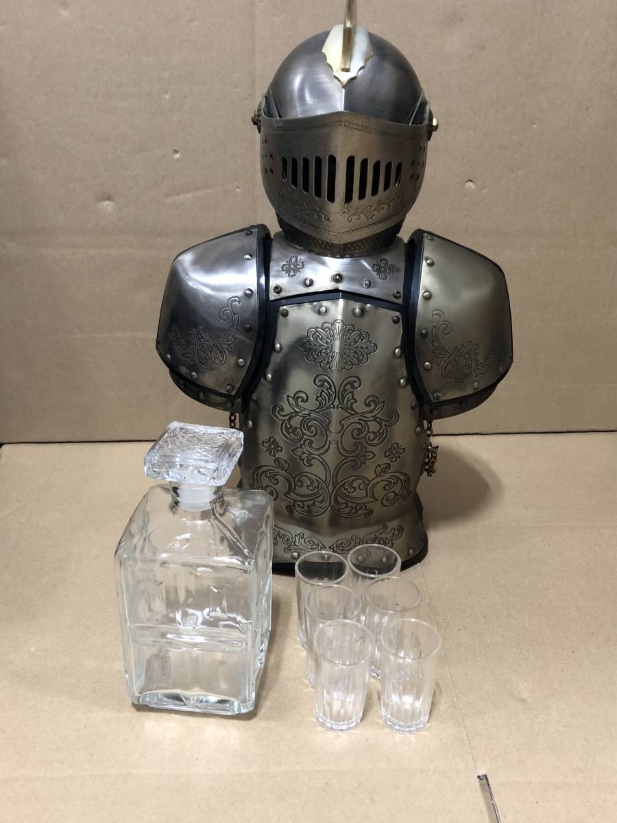 中古品 NIKKA ニッカウイスキー 西洋騎士 西洋甲冑 鎧 デキャンタ