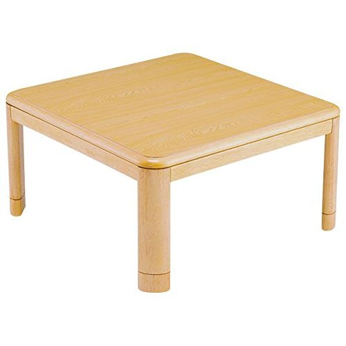 【未使用品】ユアサプライムス 家具調こたつ(75×75cm) ナチュラル YKL-751ST (NA) ユアサプライムス こたつテーブル YUASA ハイタイプ ロータイプ 炬燵