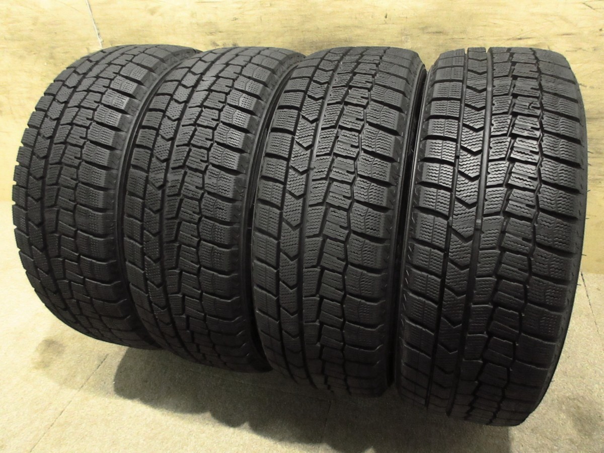 ダンロップ 送料無料] バリ溝！キレイ！9.5分☆スタッドレス 195⁄60R17 
