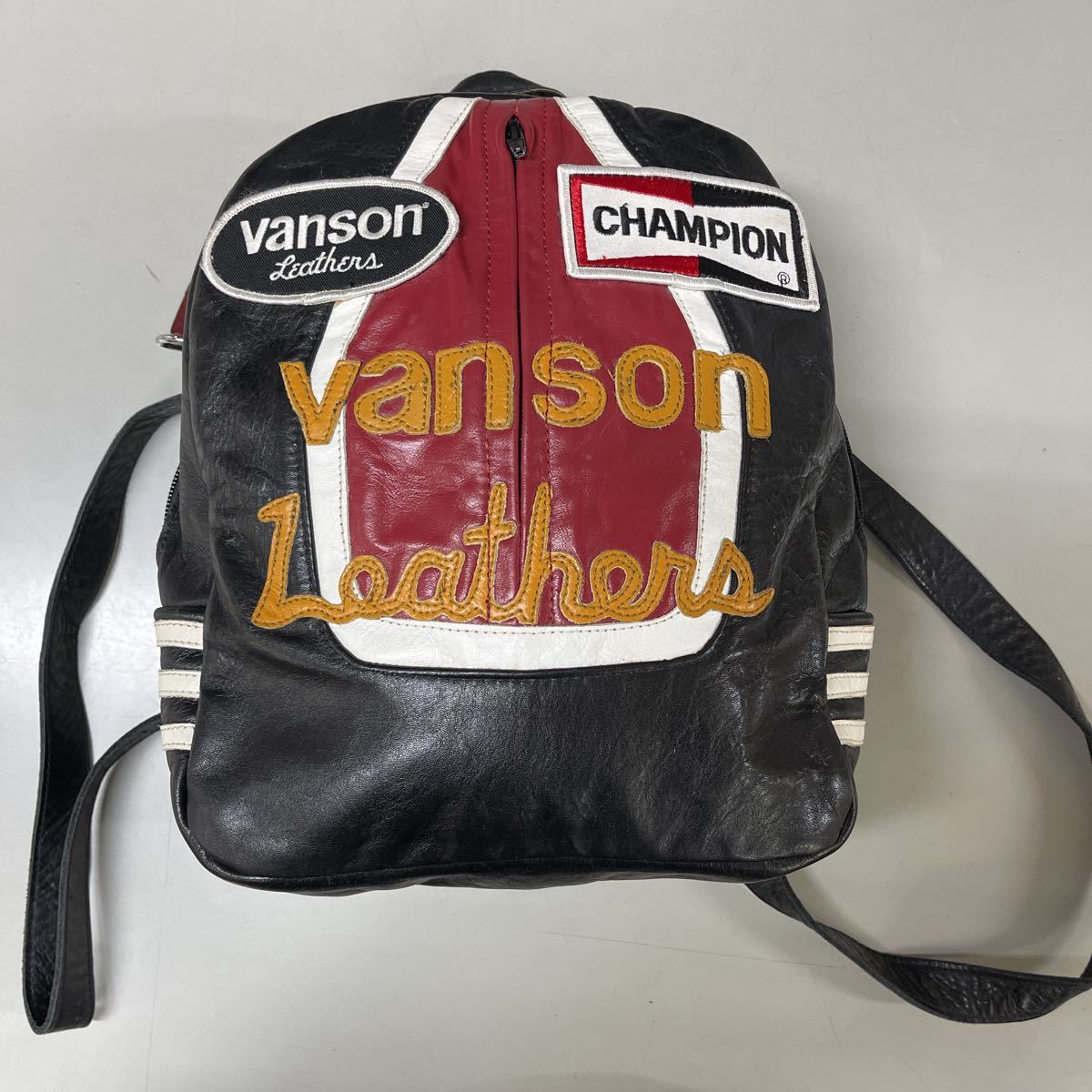 VANSON バンソン リュック bag バック 鞄 レザー 本革 ブラック 【公式