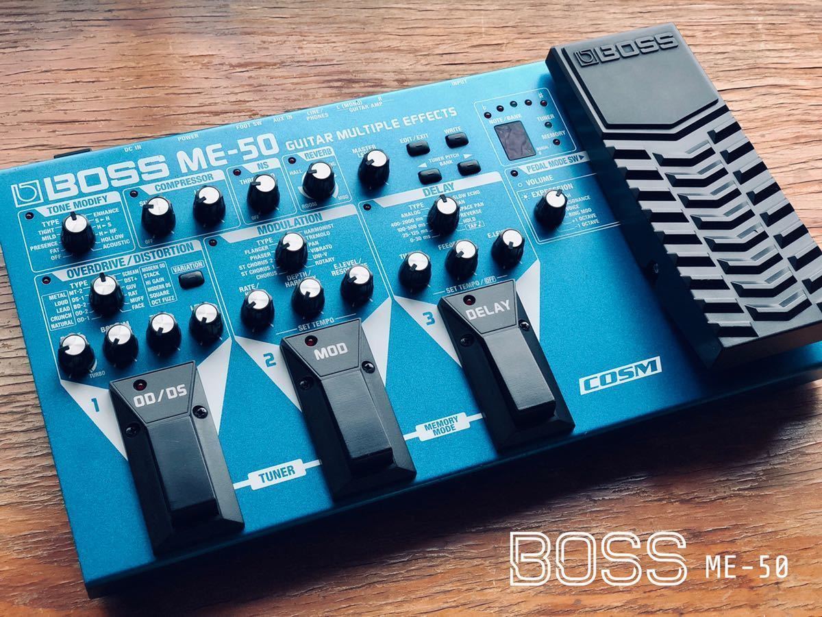 送料無料【中古】BOSS ME-50マルチエフェクター ギター ボス 説明書