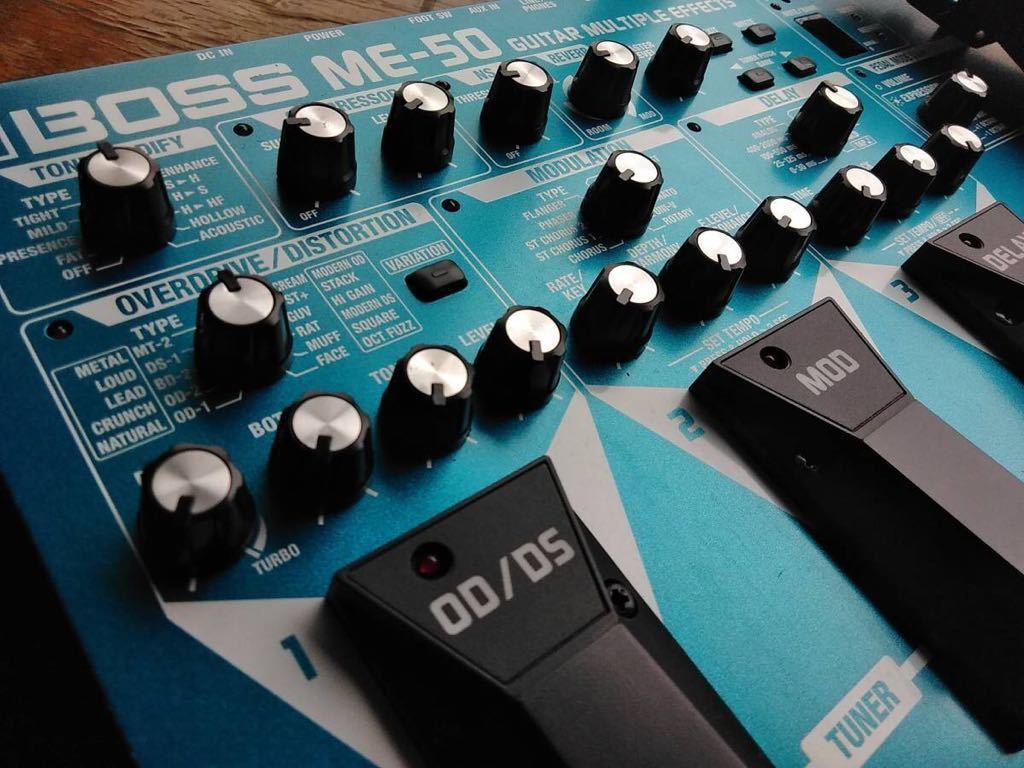 送料無料【中古】BOSS ME-50マルチエフェクター ギター ボス 説明書