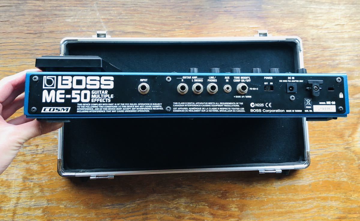 送料無料【中古】BOSS ME-50マルチエフェクター ギター ボス 説明書