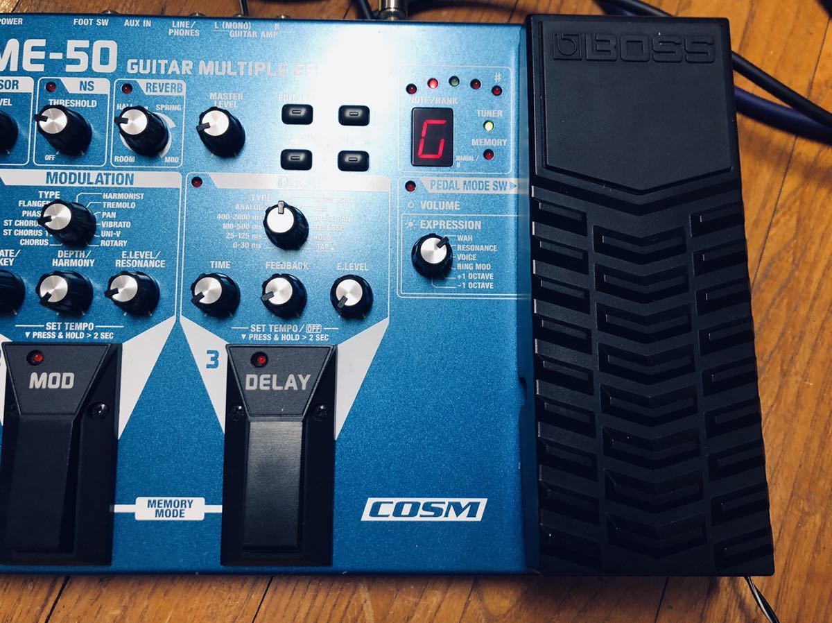送料無料【中古】BOSS ME-50マルチエフェクター ギター ボス 説明書