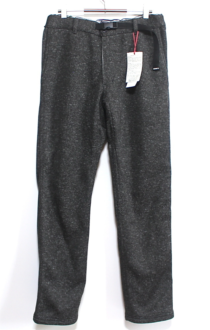 【新品】KRIFF MAYER クライミング フリース パンツ（XL）チャコール クリフメイヤー メンズ 細身 タイト テーパード 厚手 アウトドア