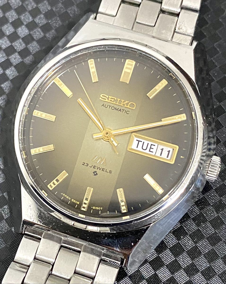 100%新品，豊富な 1円 流通少 2トーンダイヤル Y セイコー ロードマチック 23石 5606-8110 メンズ 自動巻 アンティーク 時計 9076084(セイコー)｜売買されたオークション情報、yahooの商品情報をアーカイブ公開 - オー その他