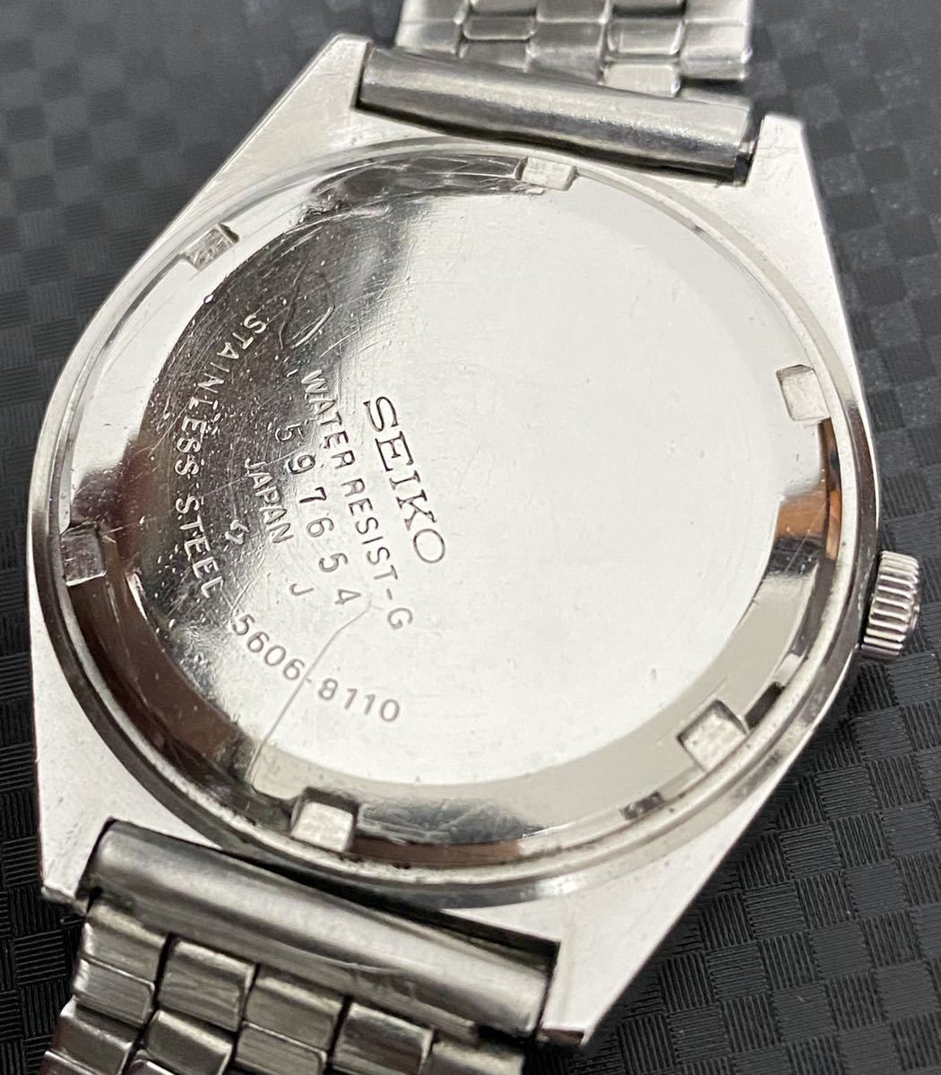 ロードマチック セイコー SEIKO LM MATIC セイコーマチック 1円 腕時計 全数字 フル OH済 ノンデイト 中古 スクリューバック カットガラス -セイコー