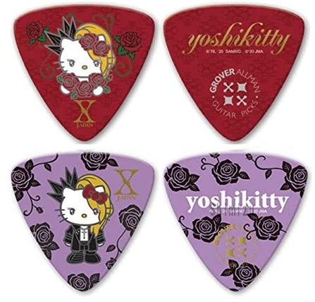 サンリオモチーフ 超かわいい ヨシキティちゃんデザイン ギターピック4枚セット Yoshikitty 赤色 紫色 アクセサリー 楽器 Sr271 ハローキティ 売買されたオークション情報 Yahooの商品情報をアーカイブ公開 オークファン Aucfan Com