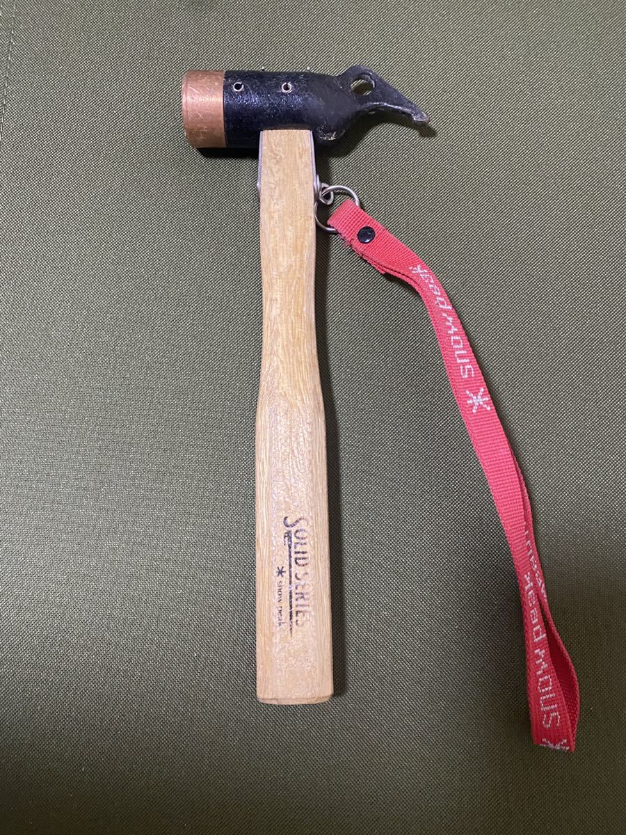 スノーピーク snowpeak ペグハンマー 旧ロゴ 廃盤 PRO.C ソリステ