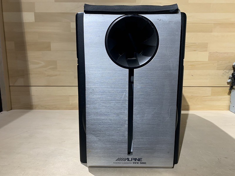 SWW-5000 ALPINE アルパイン 簡易動作確認済 - サブウーファー MAX500W 