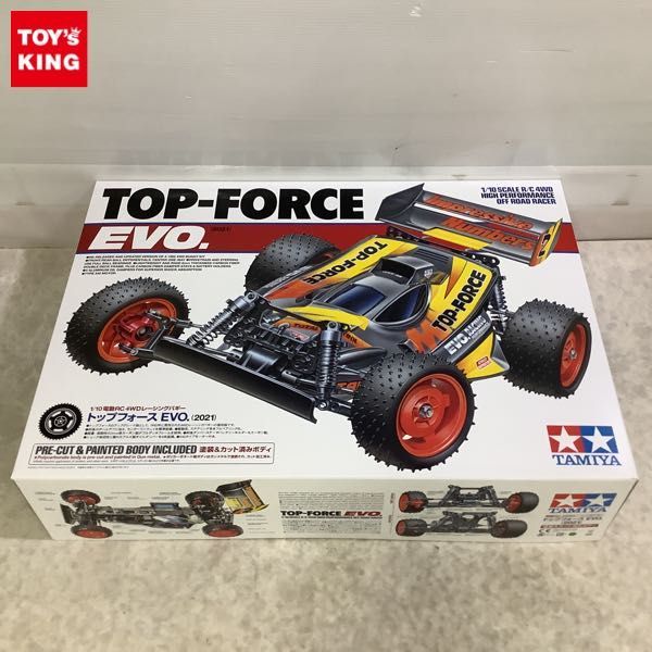 1円～ タミヤ 1⁄10 電動RC 4WDレーシングバギー トップフォース EVO