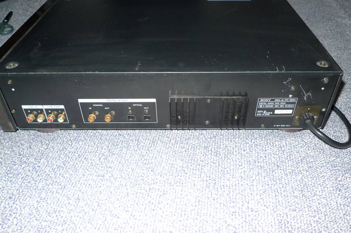 SONY DTC-59ESJ ソニー DATデッキ◇ジャンク品 [0183AH] SONY DAT