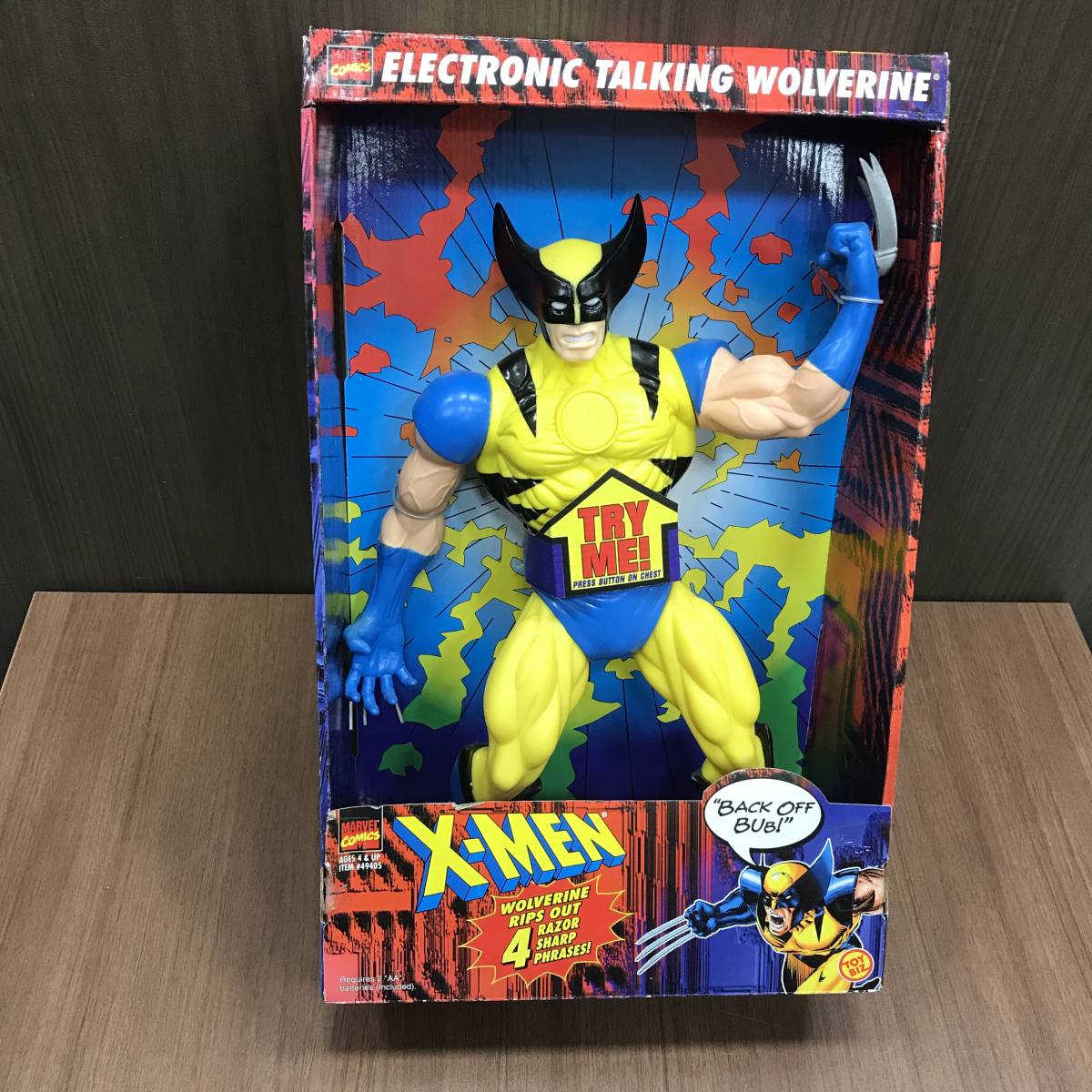 X-MEN TOY BIZ 2体セット ELECTRONIC TALKING WOLVERINE/VENOM 
