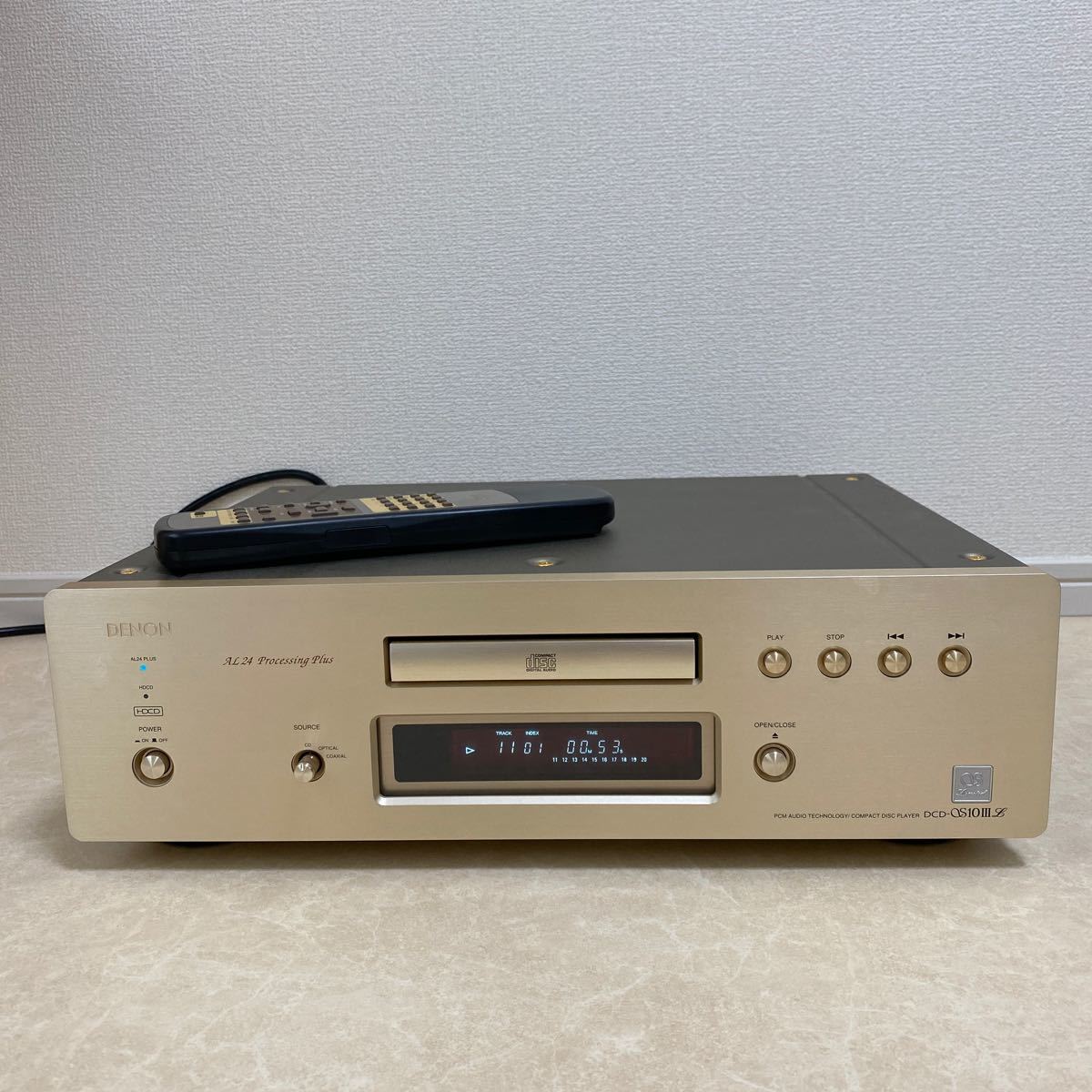 美品 DENON DCD-S10 IIIL CDプレーヤー リモコン付き 動作品 【公式通販】