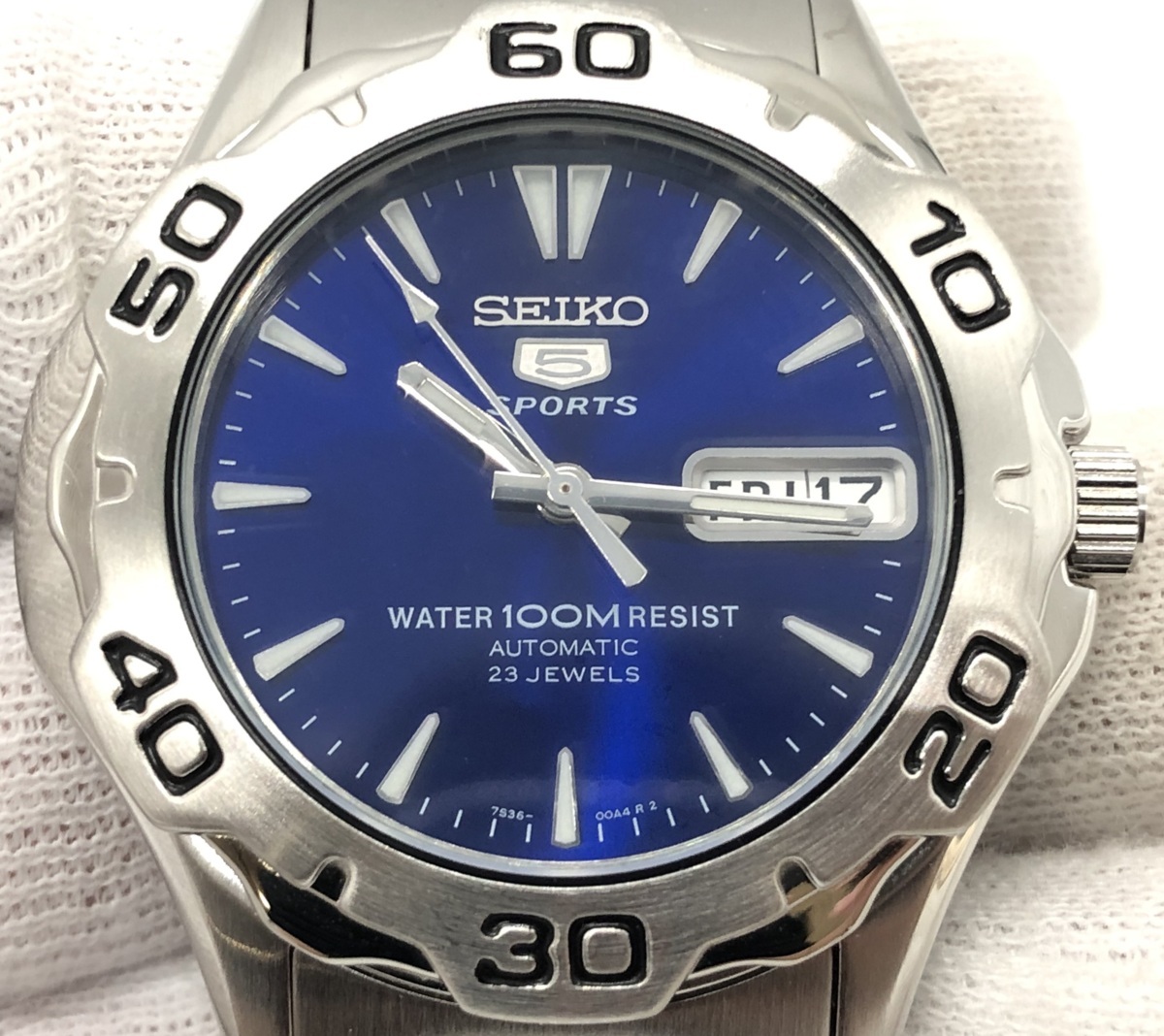 SEIKO/セイコー 自動巻き腕時計 型番:7S36-00A0 color:シルバー 文字盤 