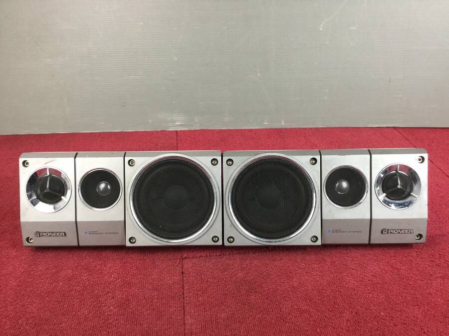 車 Pioneer TS-X10 ロンサムカーボーイ 置型3WAYスピーカー ペア