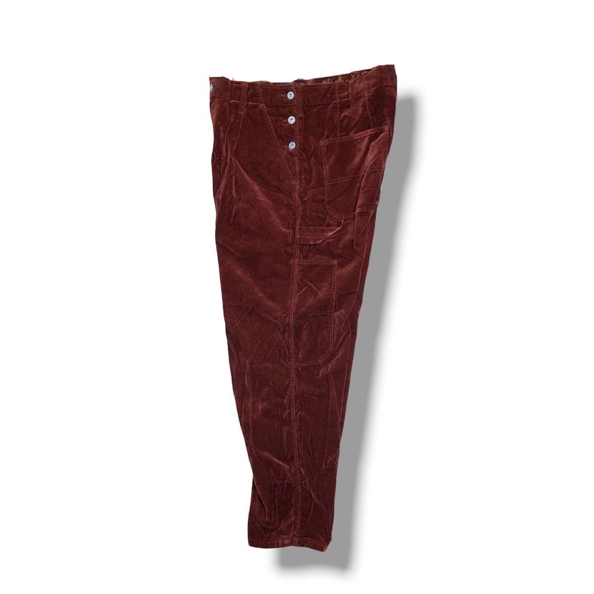 21aw doublet cut off velvet pants ダブレット カットオフベルベット 