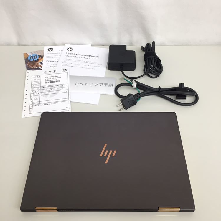 【ジャンク】HP Spectre x360 13 -ae016tu 13.3インチ/Win10Home/Core i7 8550U 1.80GHz/16GB/SSD512GB/ブラック スペクトル ノートPC