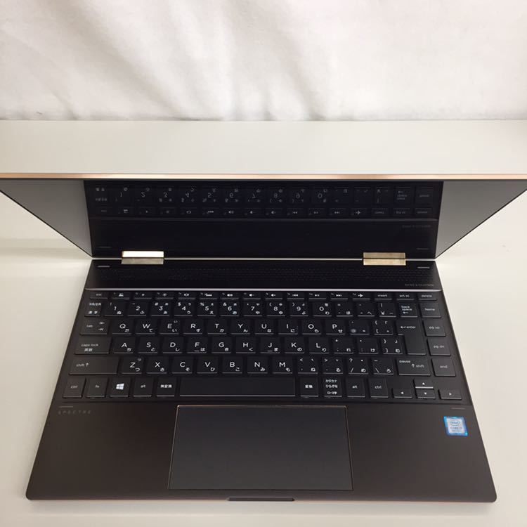 【ジャンク】HP Spectre x360 13 -ae016tu 13.3インチ/Win10Home/Core i7 8550U 1.80GHz/16GB/SSD512GB/ブラック スペクトル ノートPC
