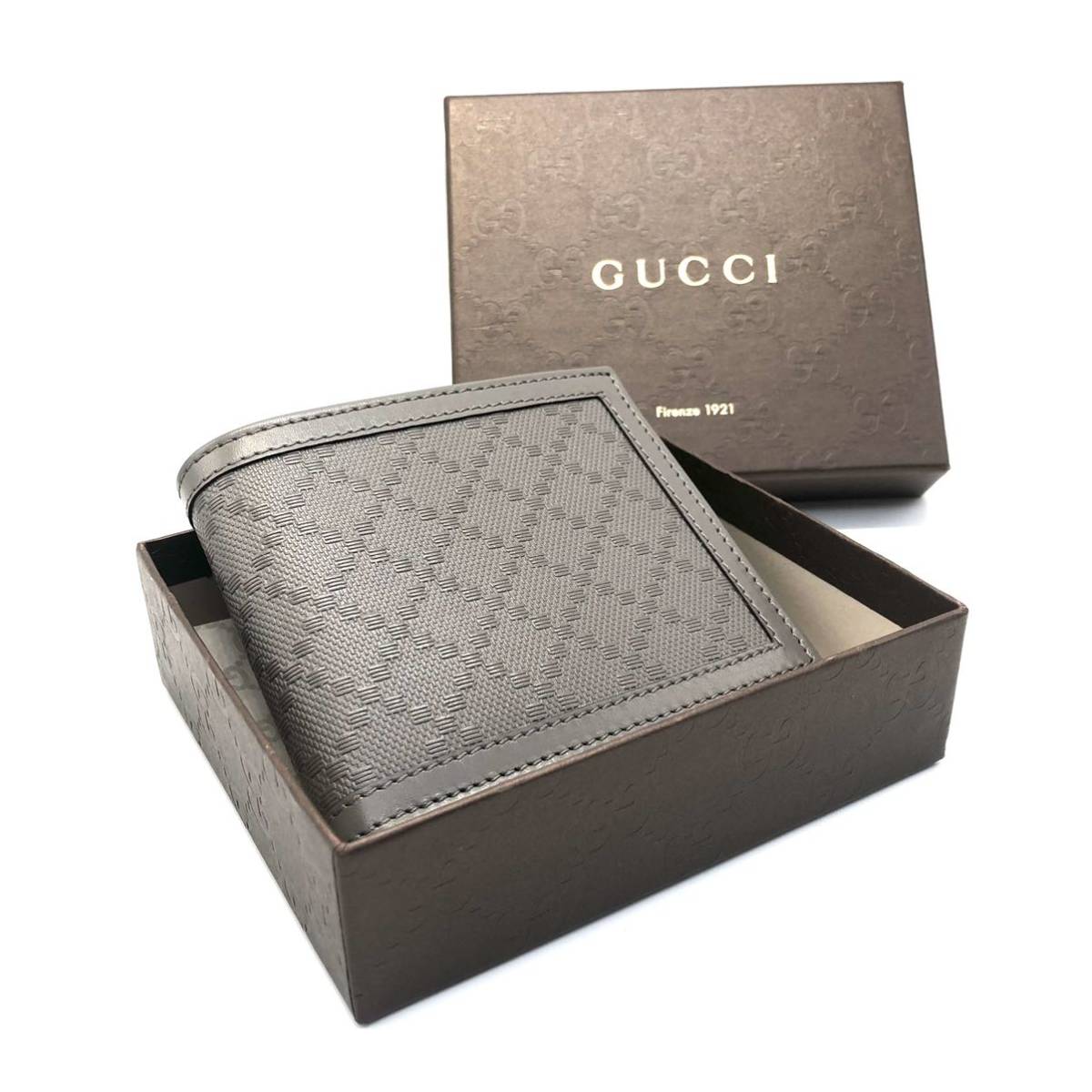 A508】1円スタート 未使用 二つ折り財布 GUCCI/グッチ ミニ財布