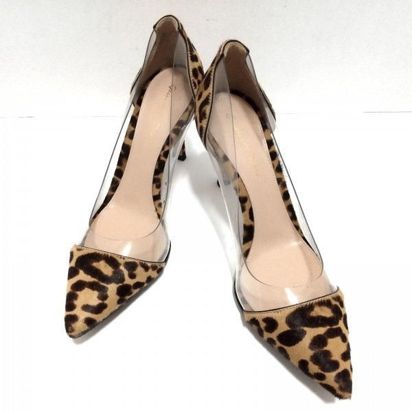 ジャンヴィト・ロッシ Gianvito Rossi パンプス 36 - ハラコ ジャンヴィト・ロッシ Gianvito Rossi パンプス 36 - ハラコ