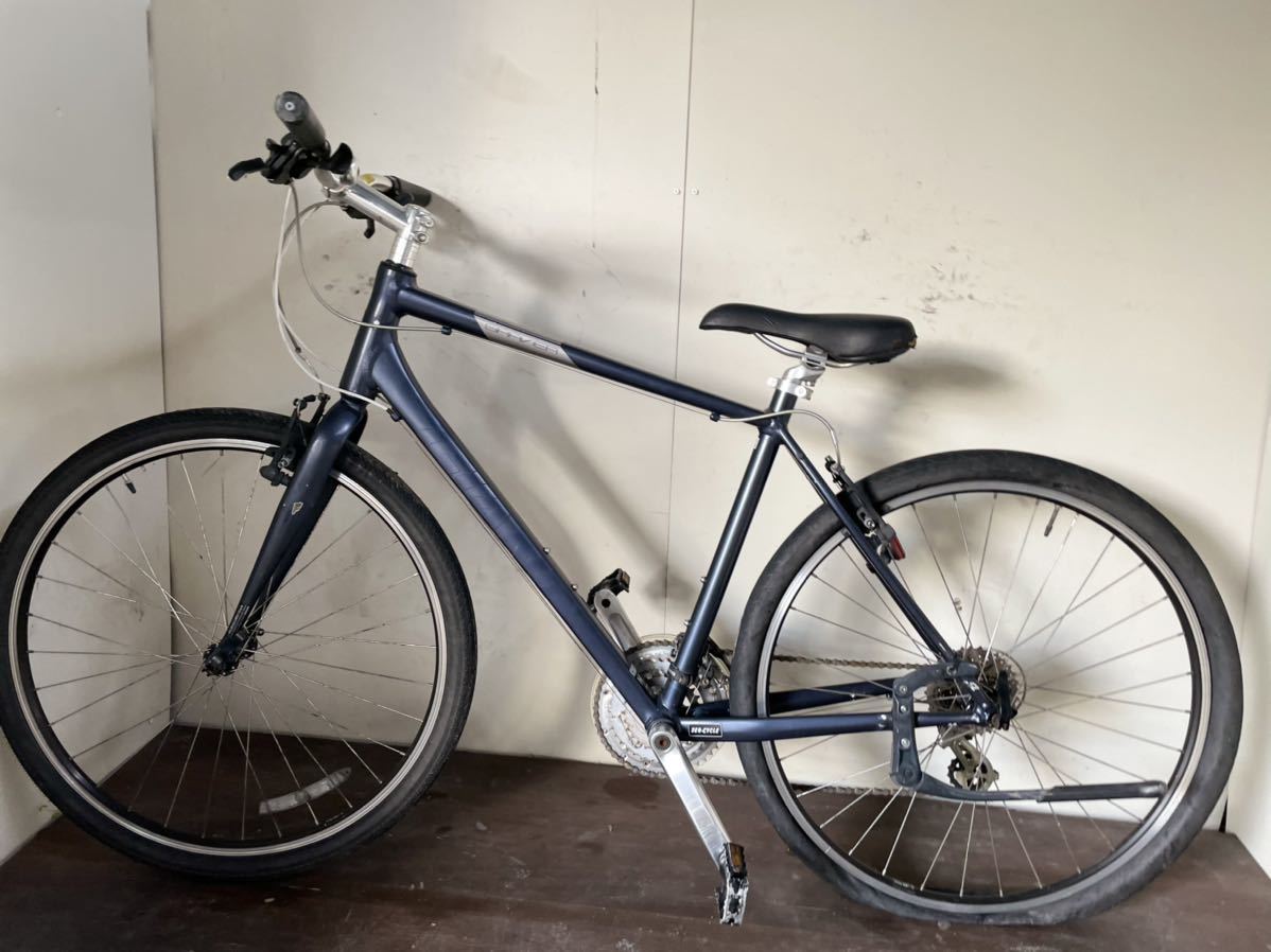 良品！MERIDA CROSSWAY150 700C 500mm アルミ 2X8S CLARIS クロス
