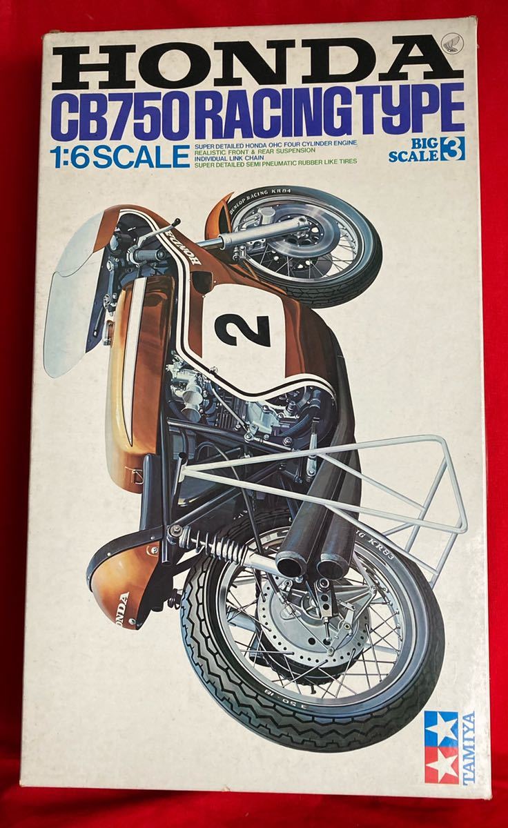 100%新品，品質保証 タミヤ 1/6スケール ホンダドリーム CB750FOUR レーシングタイプ 未組立プラモデル TAMIYA 1/6 SCALE HONDA CB750RACING TYPE 本田(ホンダ)｜売買されたオークション情報、yahooの商品情報をアーカイブ公開 - ホンダ
