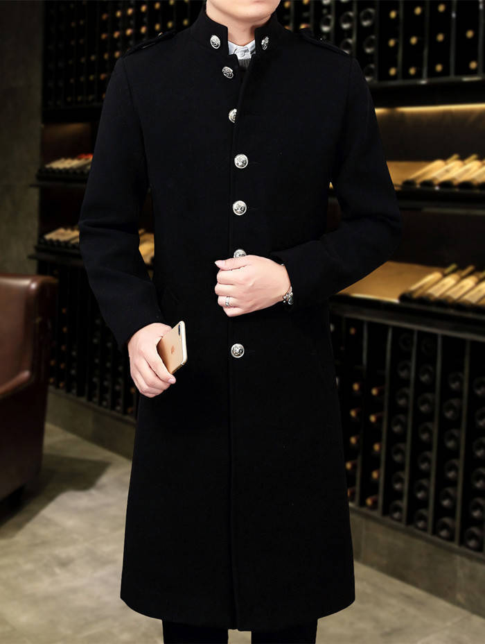 ロングコート メンズコート 立ち襟 カジュアルコート 紳士品 スタンドカラーコート 秋服 冬物 アウター Fk 0010 黒色 4xl Xlサイズ以上 売買されたオークション情報 Yahooの商品情報をアーカイブ公開 オークファン Aucfan Com