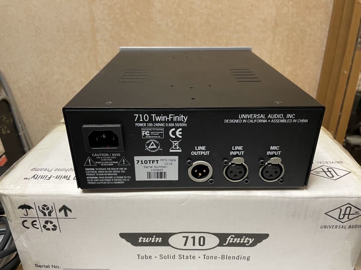 UNIVERSAL AUDIO 710 Twin-Finity メンテ済 Universal Audio 710 Twin