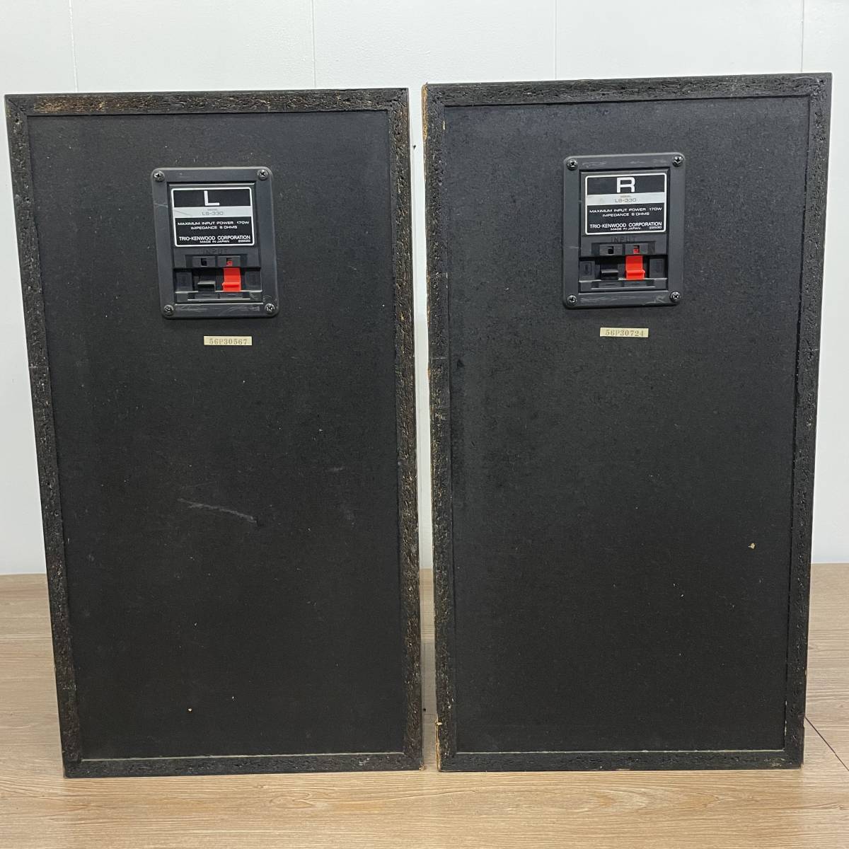 11T】日本製 スピーカー 170W TRIO-KENWOOD LS-330 ペア 3ウェイ 3