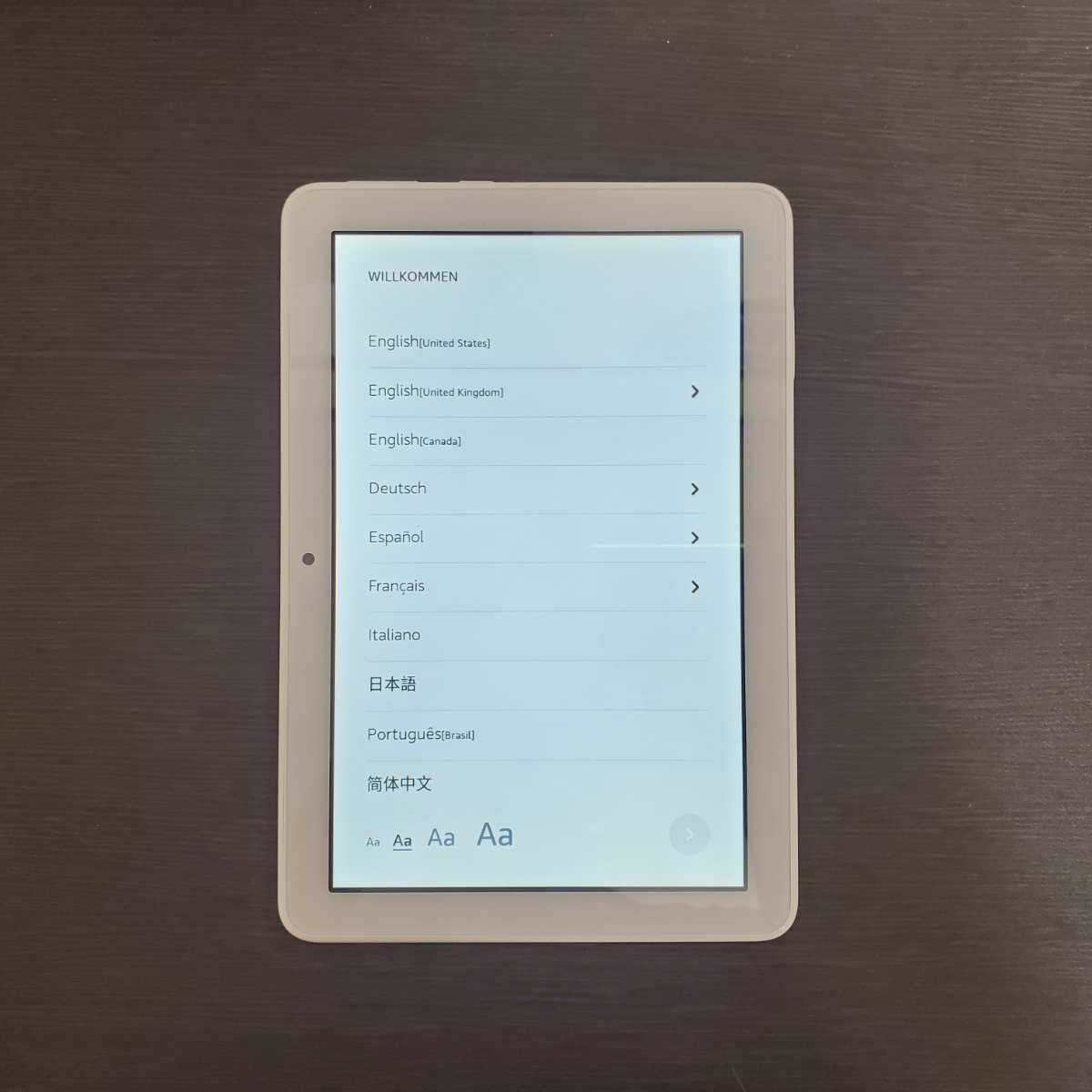 ほぼ未使用 Amazon fire HD 8 32GB ホワイト 純正カバー付_2
