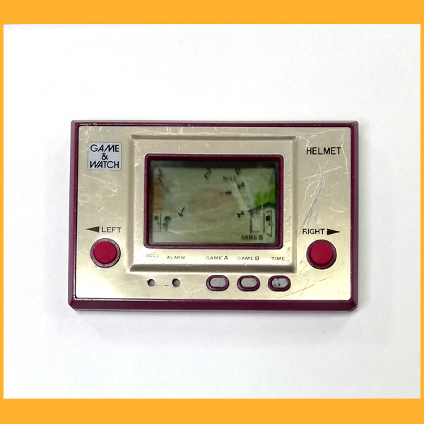 ○ゲームウォッチ○任天堂 ヘルメット CN-07 動作品 GAME&WATCH HELMET