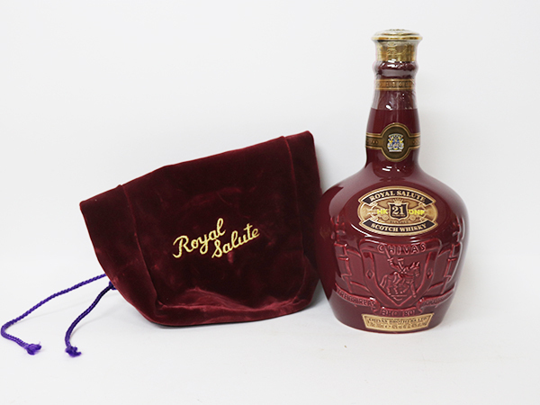21年 SALUTE ROYAL シグネチャーブレンド ウイスキー 同梱不可