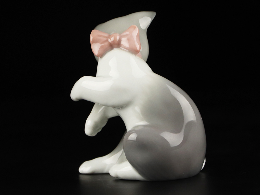 LLADRO リヤドロ 5236 驚いた仔猫ちゃん Cat and mouse フィギュリン