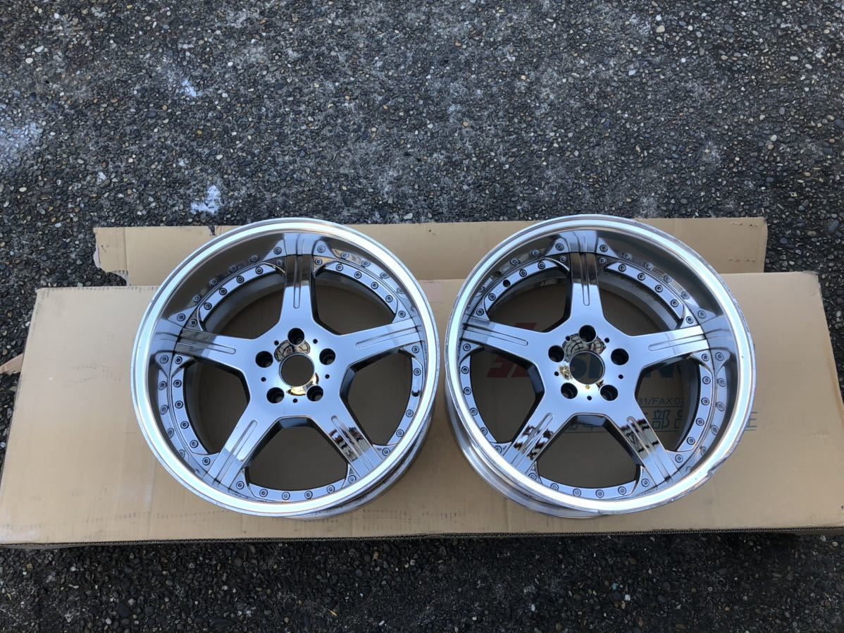 BRIDGESTONE B.I.M creative studio DRIFTMASTER CS031？ 深リム RAYS 2本 18インチ 114.3 10J +5 5穴 GT-R R32 33 34 FD3S S13 14 15 