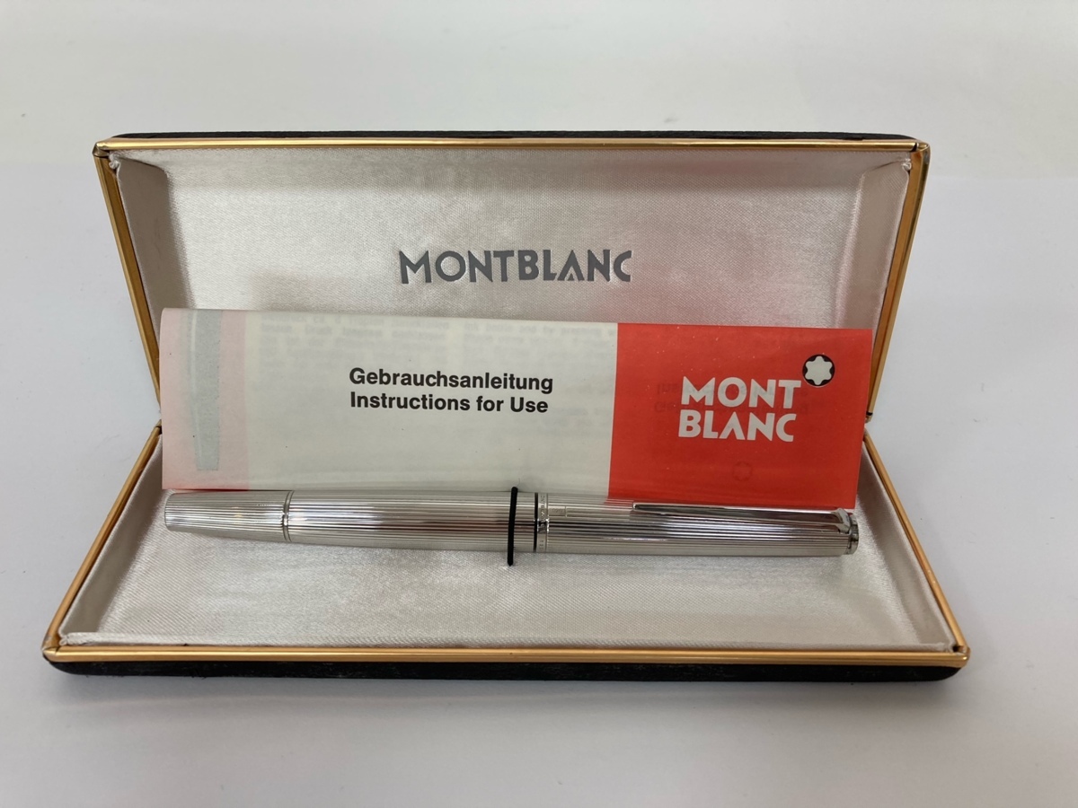 モンブラン 万年筆 MONTBLANC 1266 シルバー 925 ペン先 750