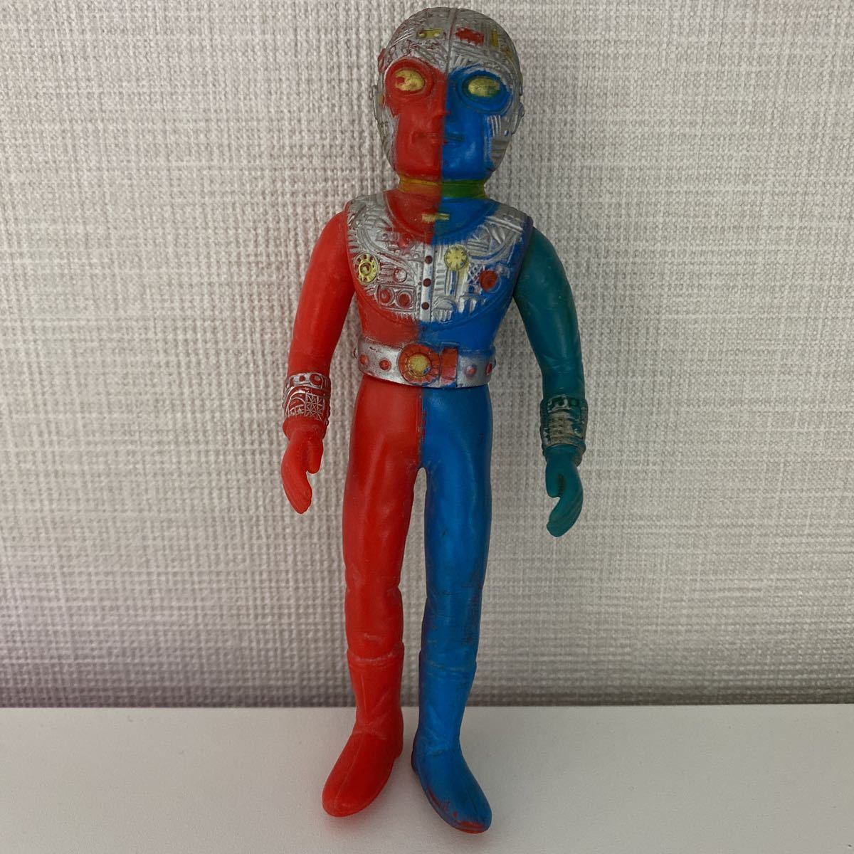 ポピー製「キカイダー０１」希少ソフビフィギュア 当時もの ポピー製「キカイダー01」希少ソフビフィギュア 当時もの ポピー製