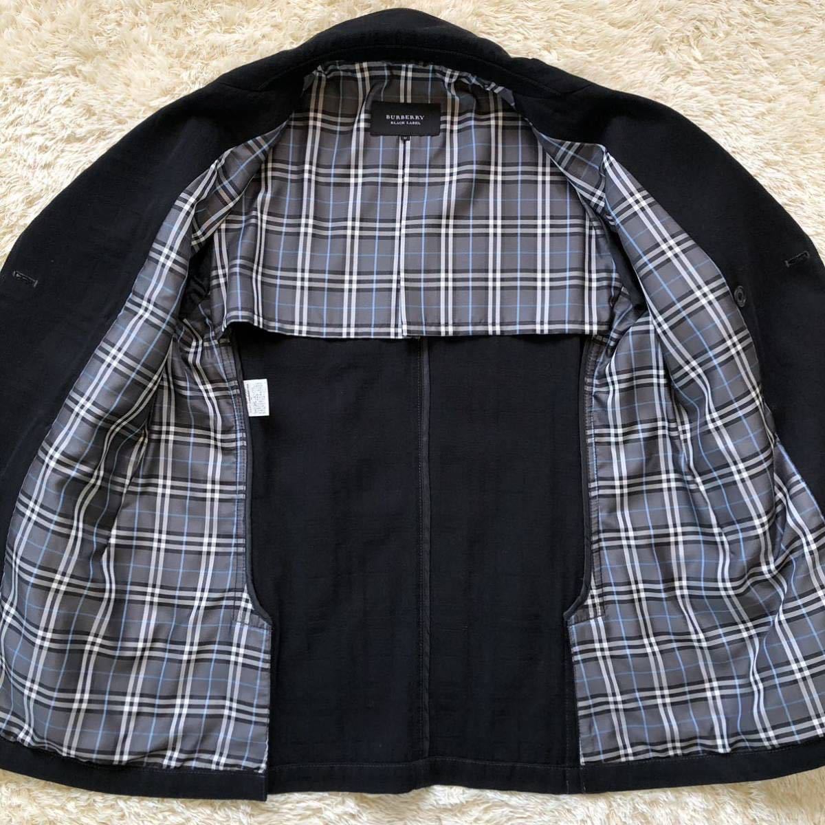 バーバリーブラックレーベル BURBERRY BLACK LABEL Pコート Mサイズ