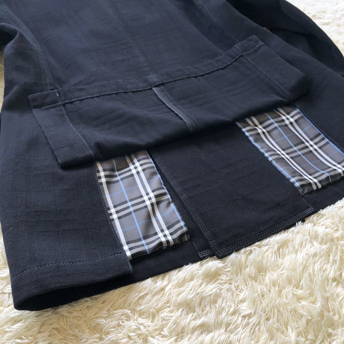バーバリーブラックレーベル BURBERRY BLACK LABEL Pコート Mサイズ
