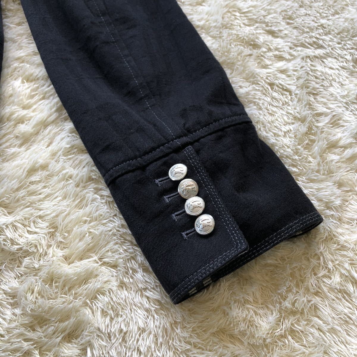 バーバリーブラックレーベル BURBERRY BLACK LABEL Pコート Mサイズ