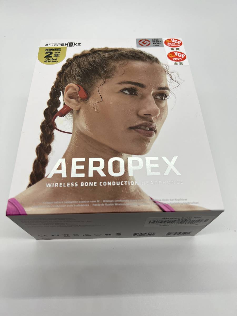 AFTERSHOKZ AEROPEX SOLAR RED 骨伝導イヤホン オーディオ機器