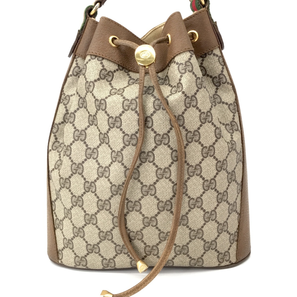 GUCCI シェリーライン 巾着 グッチ チャーム GGプラス ショルダー 