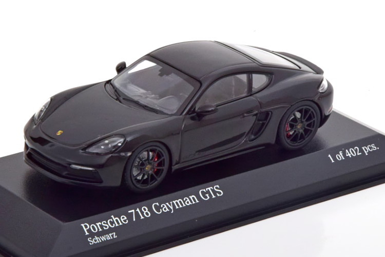 ミニチャンプス 1/43 ポルシェ 718 982 ケイマン GTS 2020 ブラック 402台限定 Minichamps 1:43 Porsche Cayman schwarz 