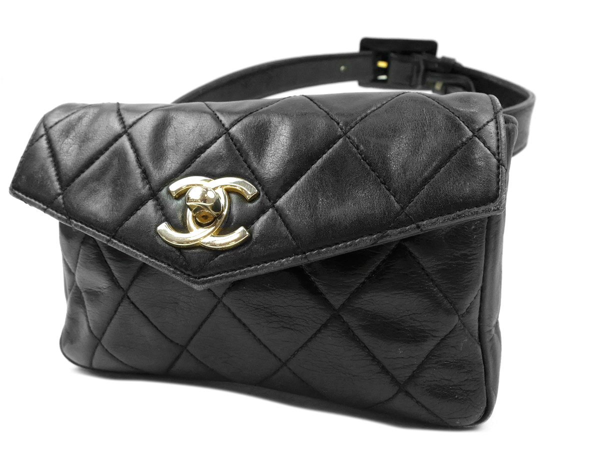 ショップ格安 CHANEL シャネル マトラッセ ラムスキン ココマーク 
