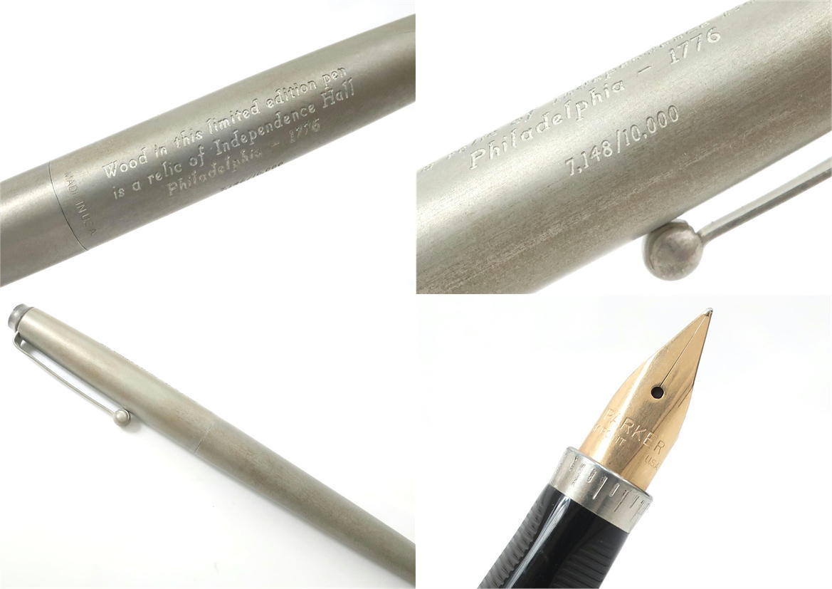 1円【ジャンク】PARKER 万年筆 アメリカ独立200周年記念 バイ