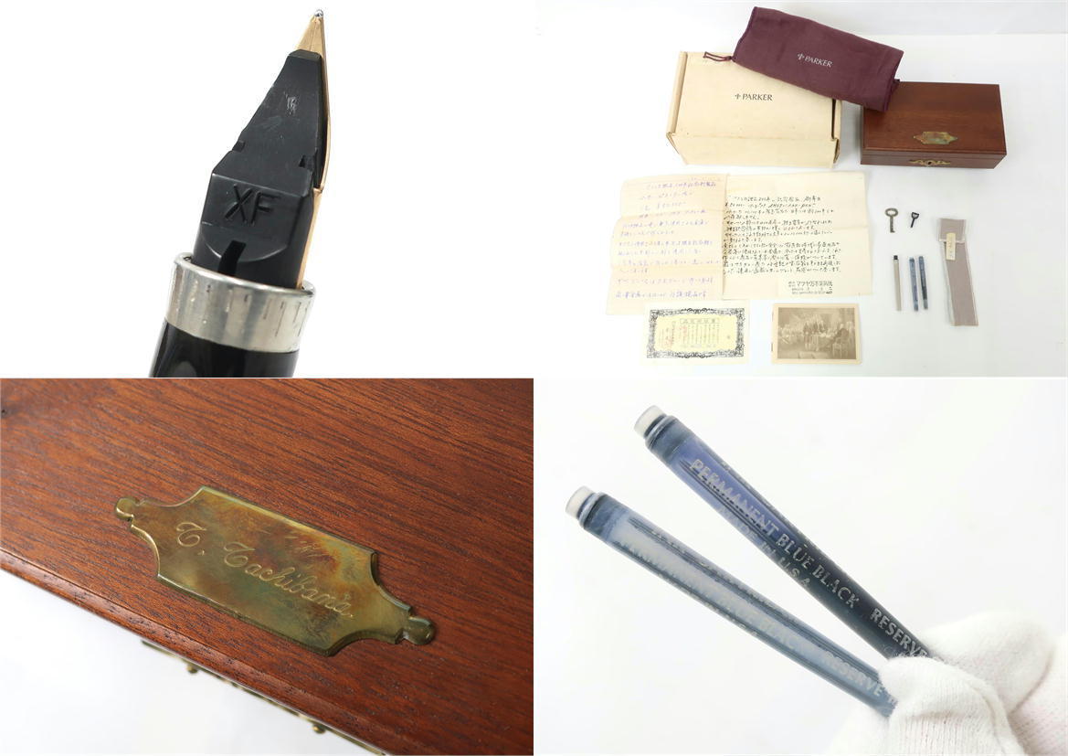 明日21時迄❗️パーカー75 万年筆 バイセンテニアル アメリカ独立200周年記念 1円【ジャンク】PARKER 万年筆 アメリカ独立200周年記念 バイ