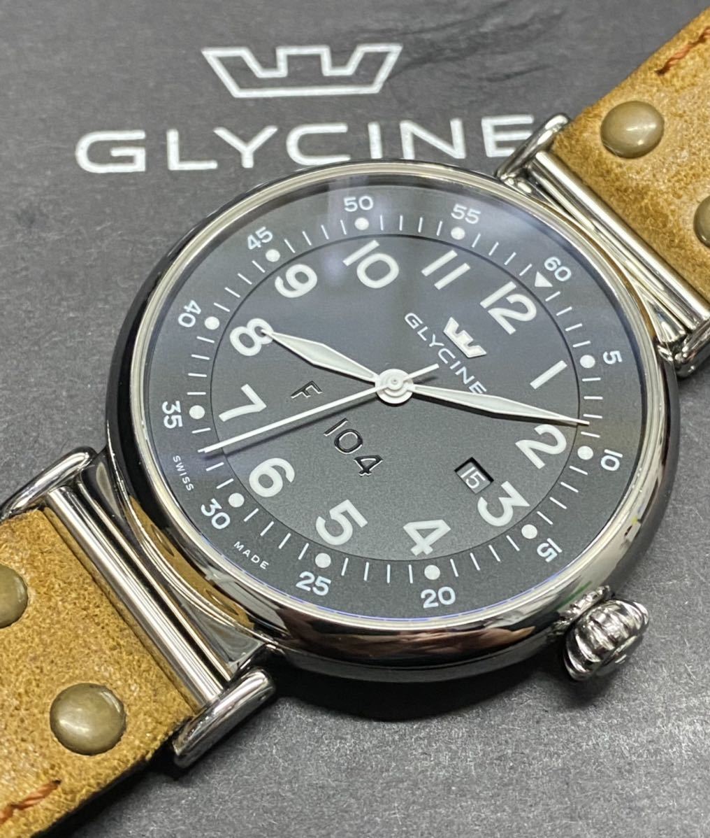 グライシン　グリシン　 F104 スイスメイド GL2339 GLYCINE F 104 3932.19AT LB7R 自動巻　希少品　精度良好　付属品あり