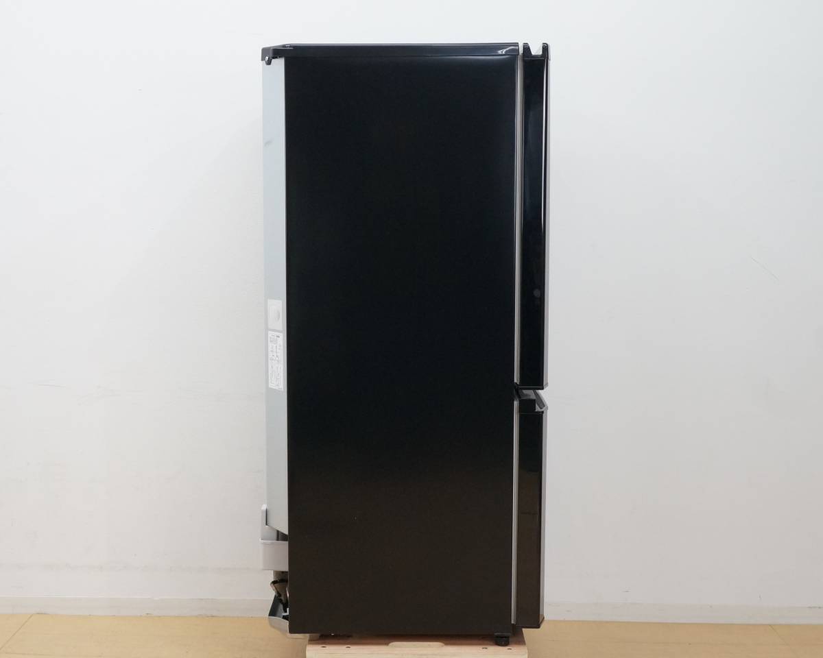 三菱】2ドア 冷凍冷蔵庫 146L MR-P15D-B 2018年 サファイアブラック 霜
