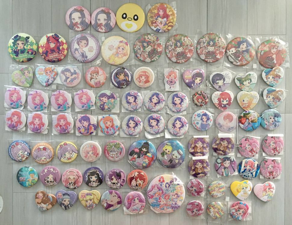 プリティーシリーズ】缶バッジ他 約82点セット【プリティーリズム
